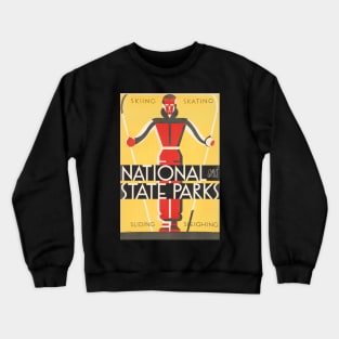 National & State Parks Vintage Poster Crewneck Sweatshirt